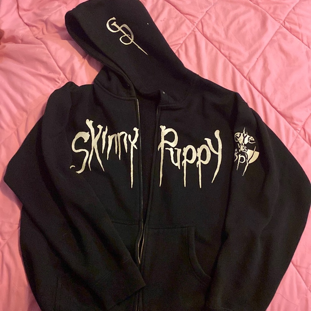Skinny Puppy Eye vs Spy tour hoodie